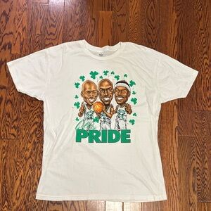 Adidas Vintage Celtics Basketball White Cotton T-Shirt Men’s Size: XL